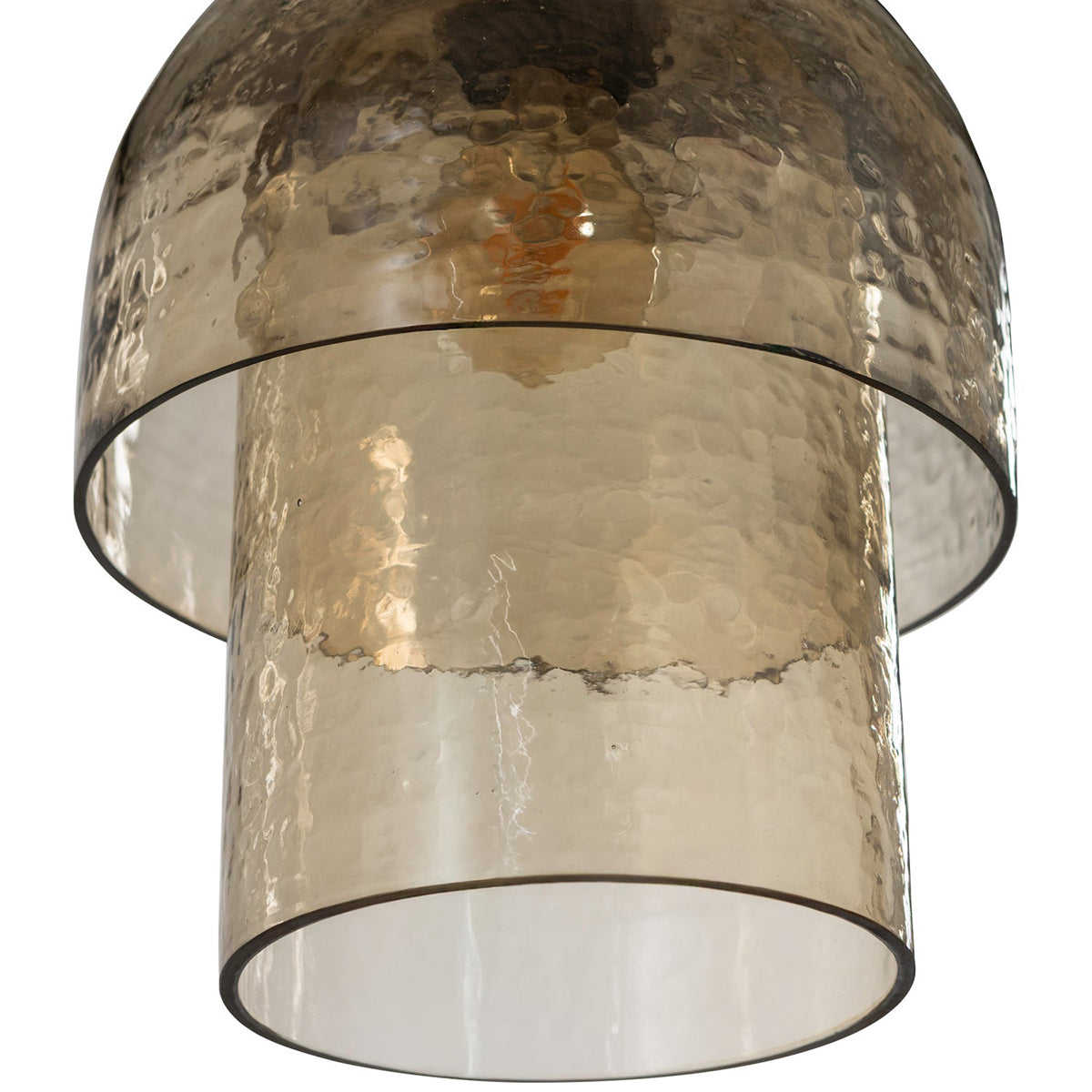 Gigi Natural Double Shade Hanging Lamp