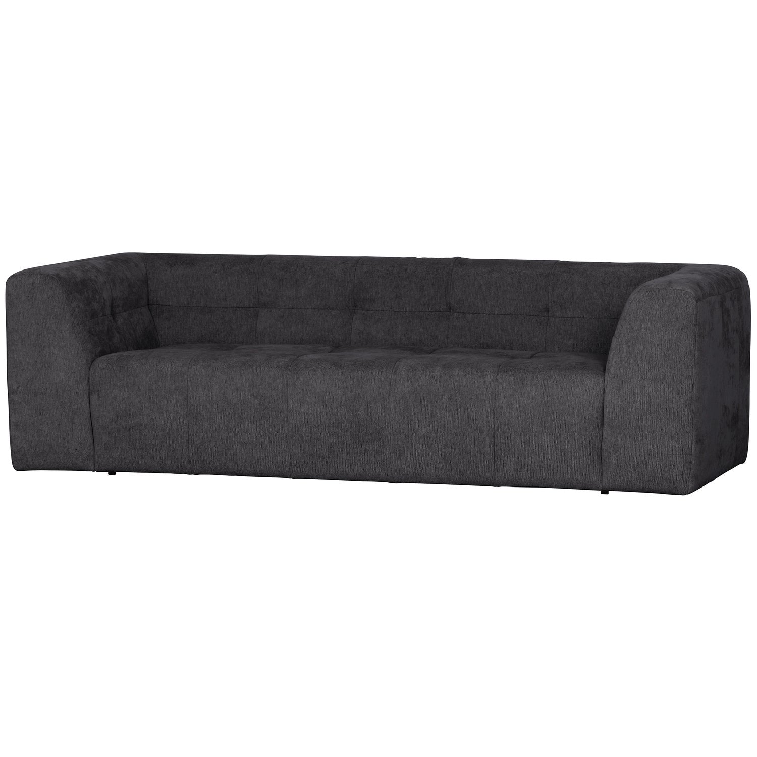 Grid Chenille 3 Seater Sofa