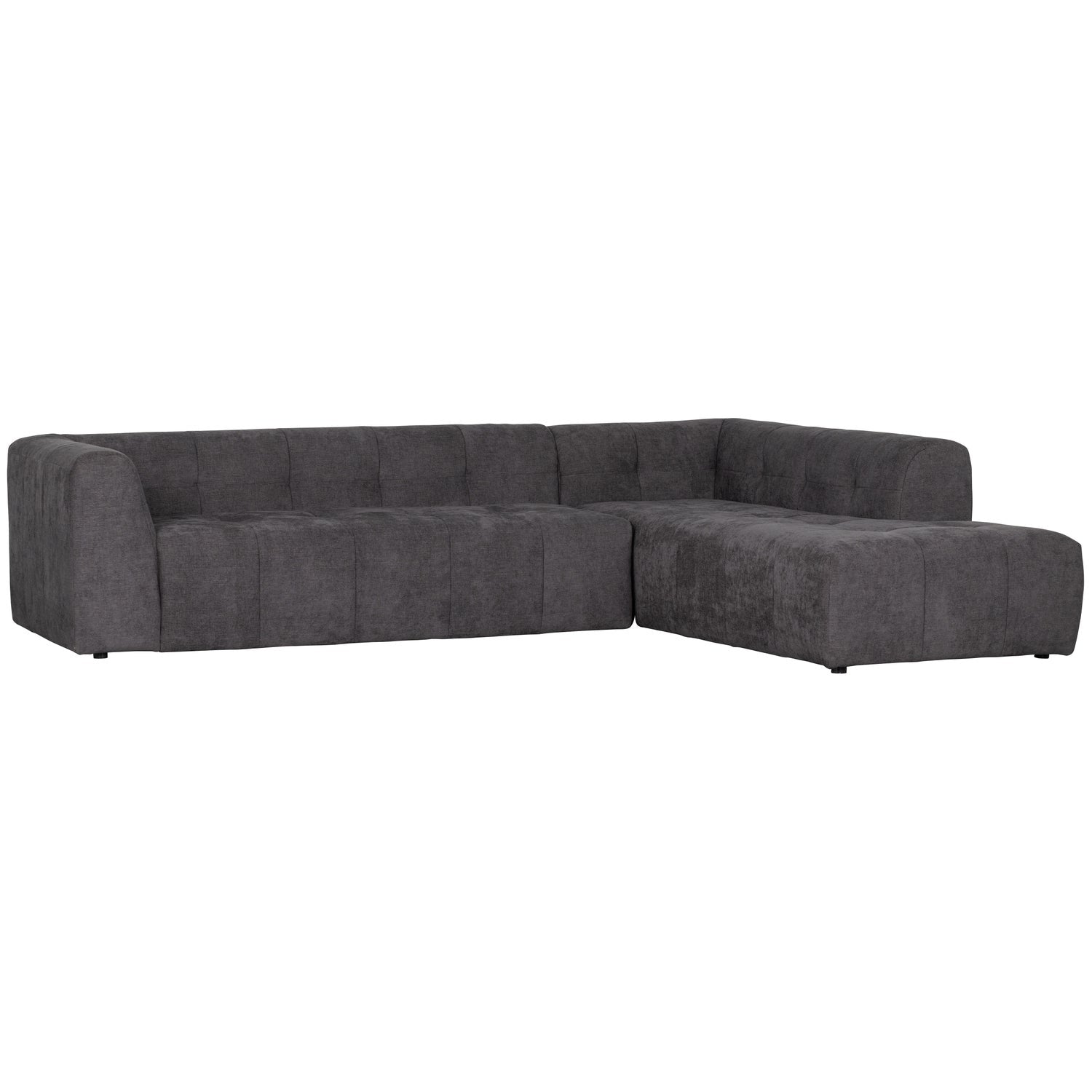 Grid Chenille Corner Sofa