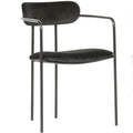 Ivy Balck Velvet Dining Chair
