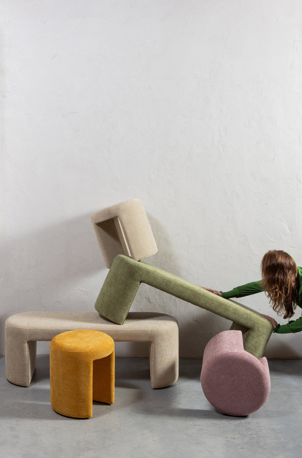 Jacob Chenille Bench