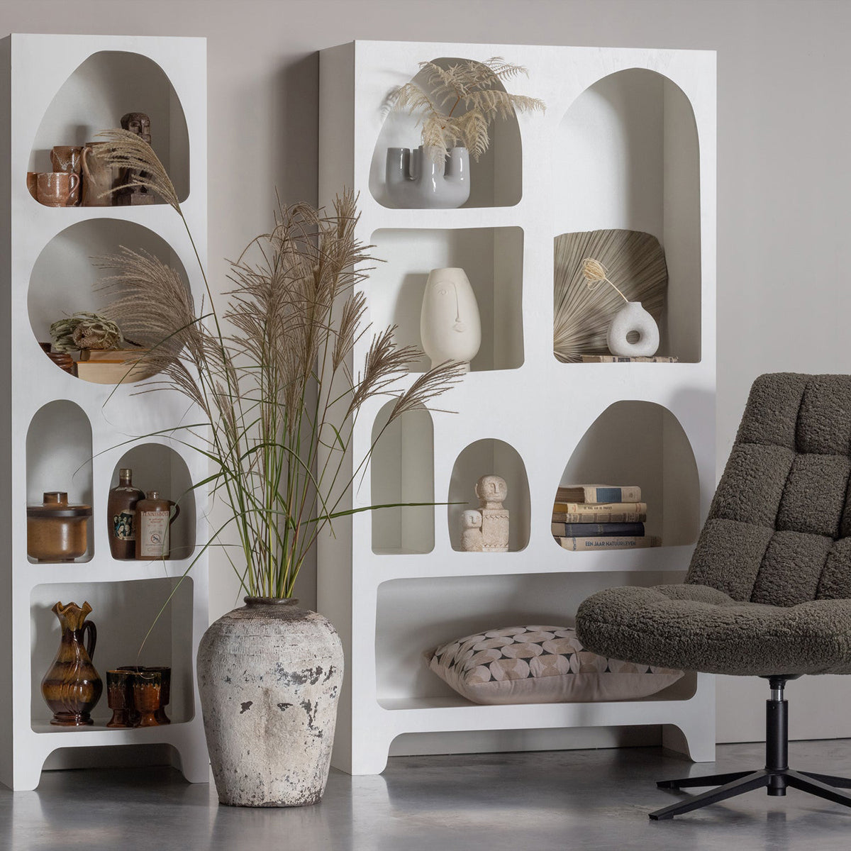 Job Green Teddy Swivel Armchair