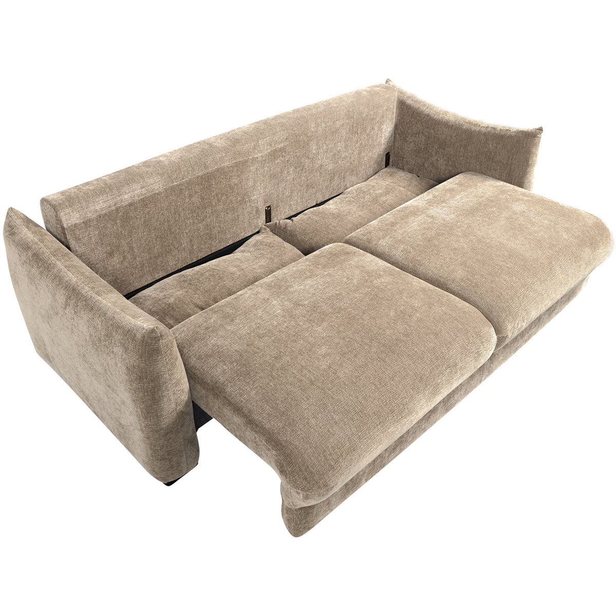Jonne Natural Chenille 3 Seater Sleeping Sofa