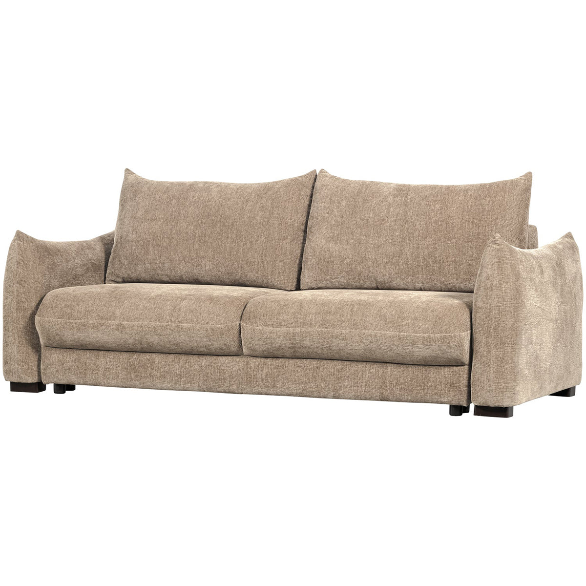 Jonne Natural Chenille 3 Seater Sleeping Sofa