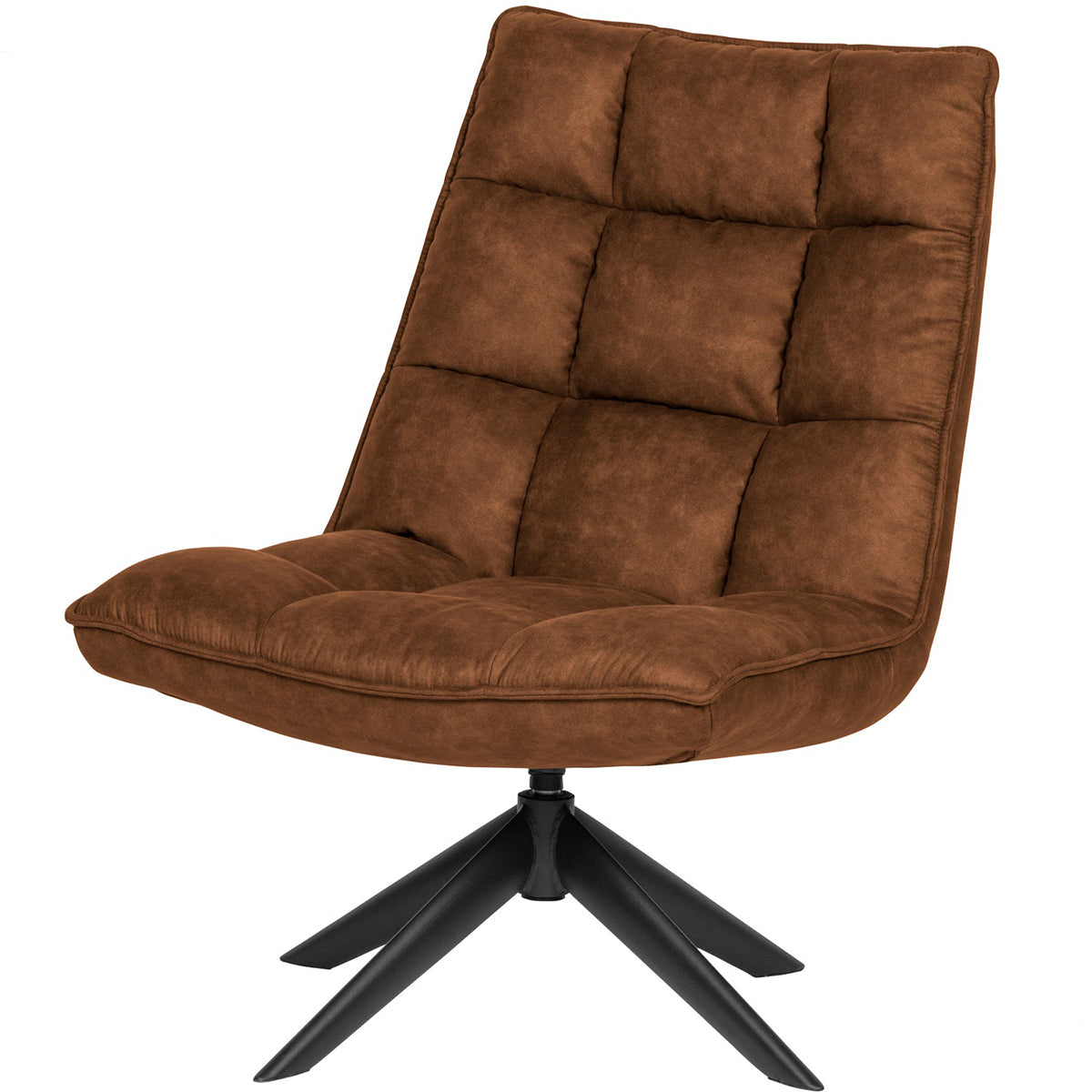 Jouke Imitation Leather Swivel Armchair