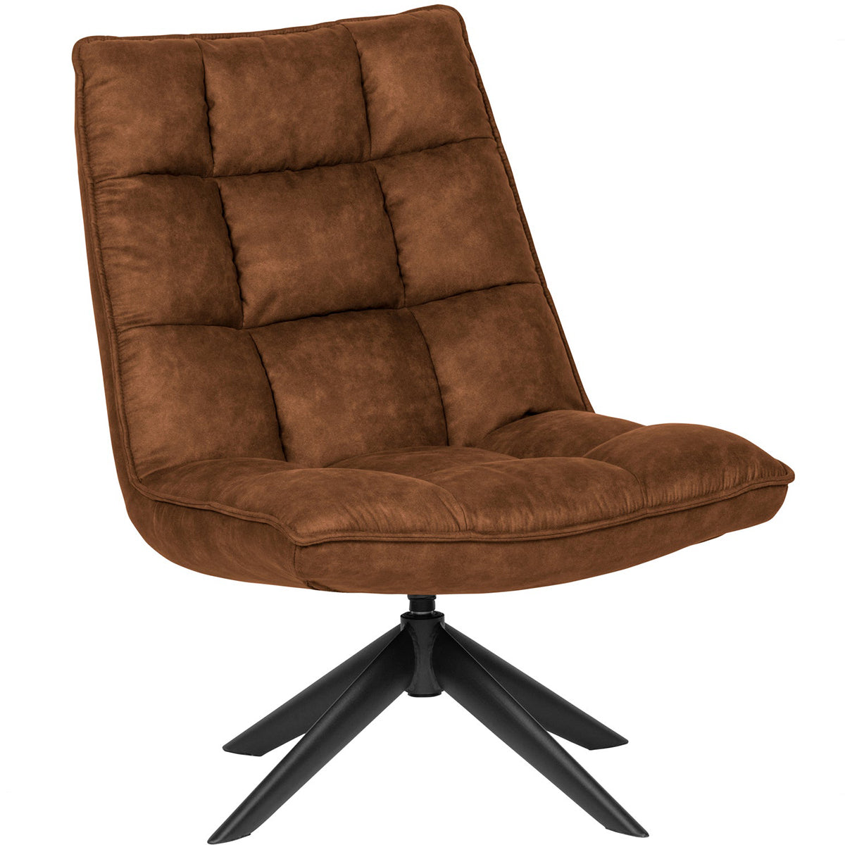 Jouke Imitation Leather Swivel Armchair