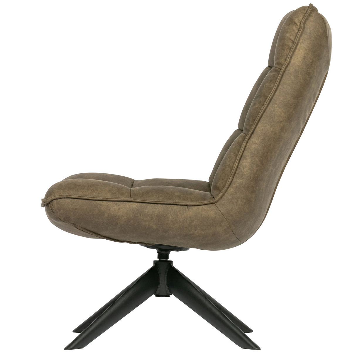 Jouke Imitation Leather Swivel Armchair