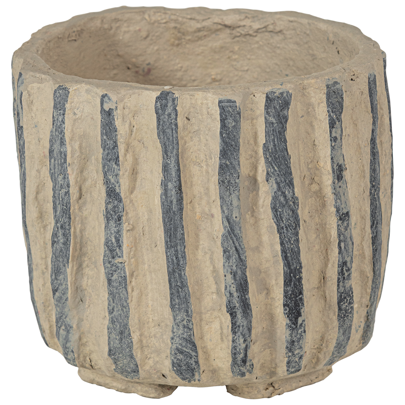 Karo Sand Papier Mache Decoration Pot