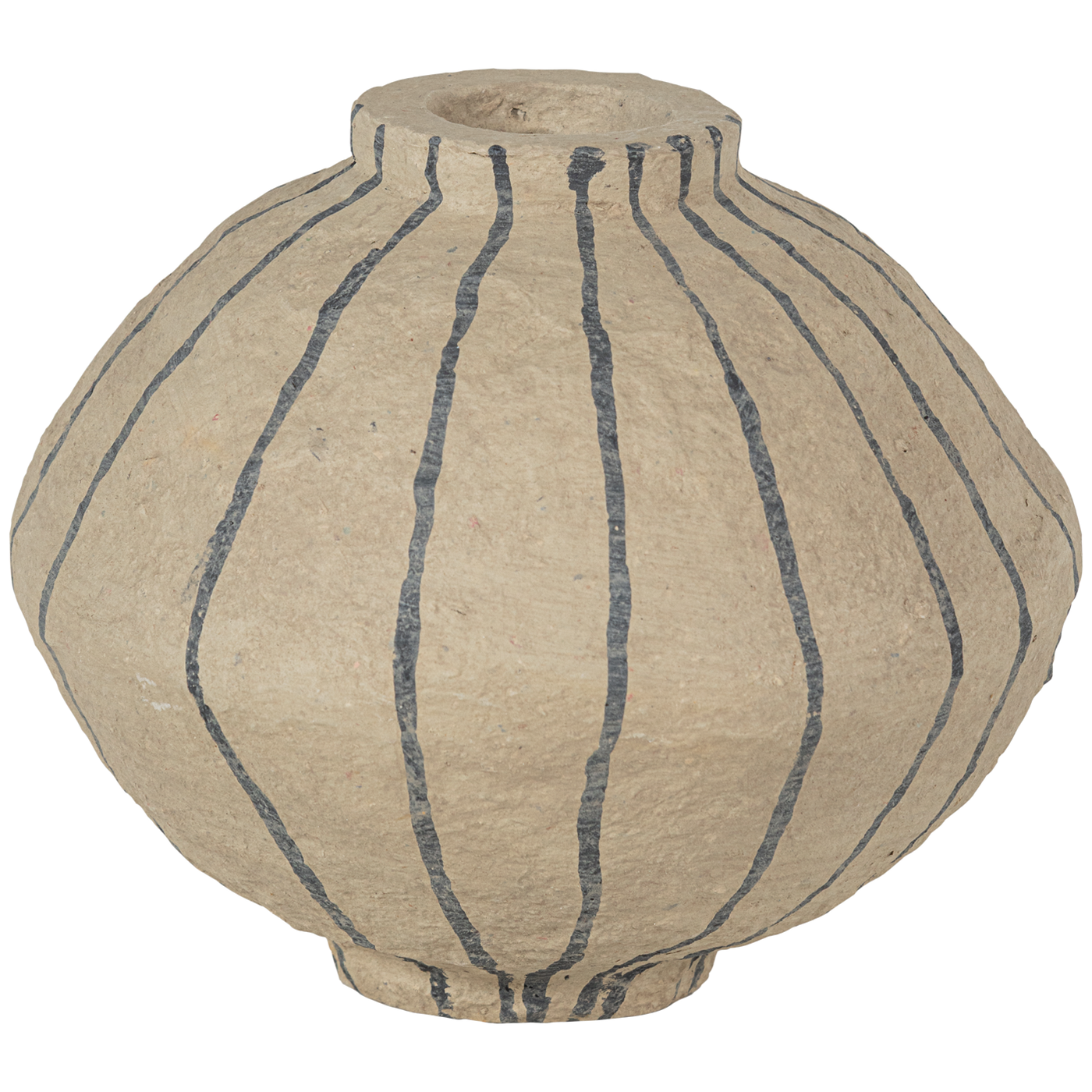 Karo Sand Papier Mache Decoration Vase