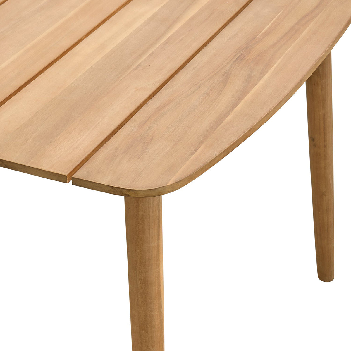 Kris Natural Acacia Wood Garden Table