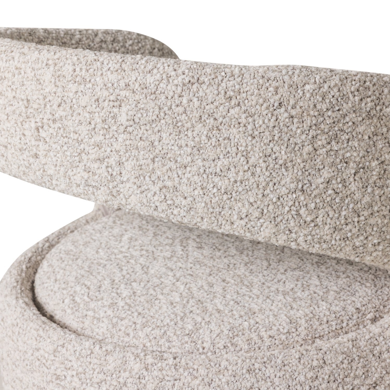 Lanor Coarse Bouclé Dining Chair