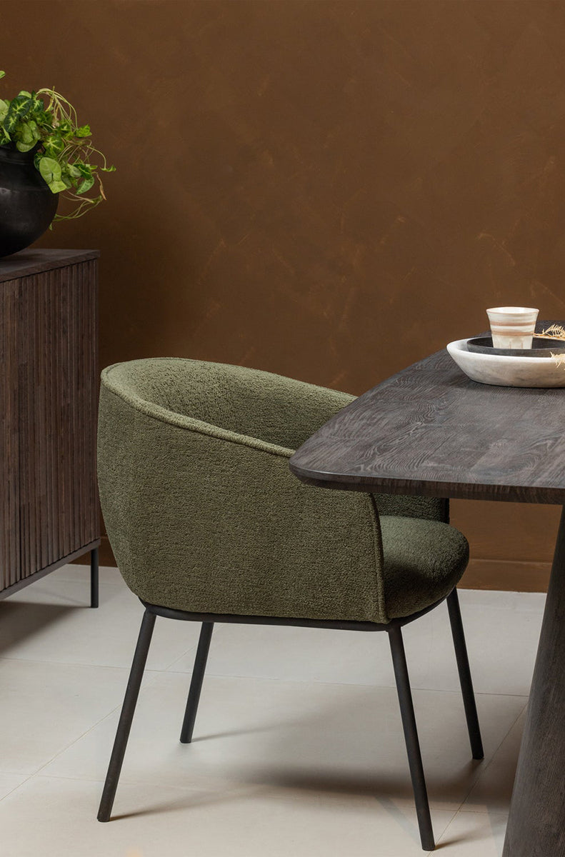 Leon Boucle Dining Chair