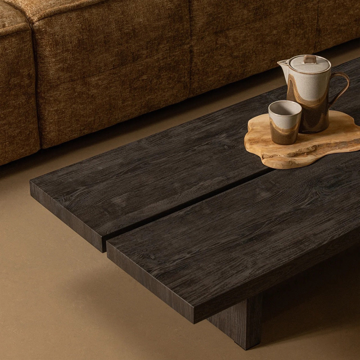 Lion Dark Brown Coffee Table