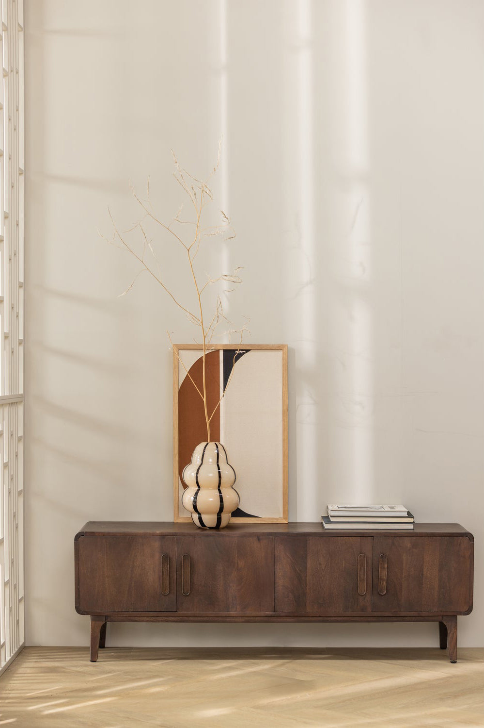 Liya Mango Wood TV Unit