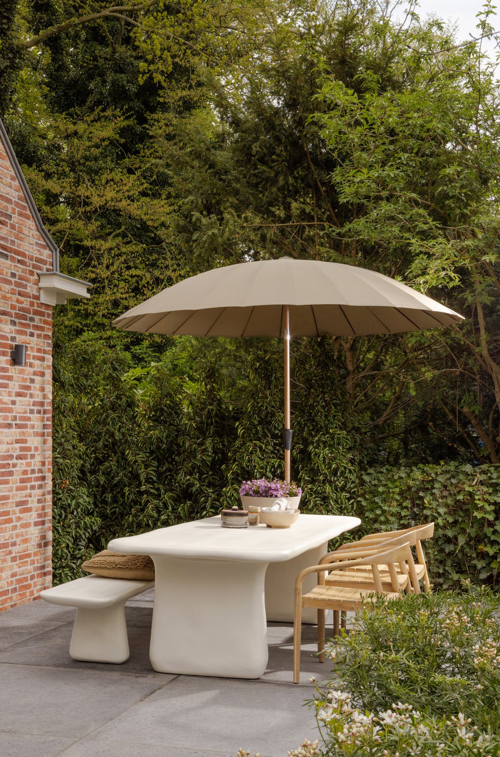 Loggia Natural Bench