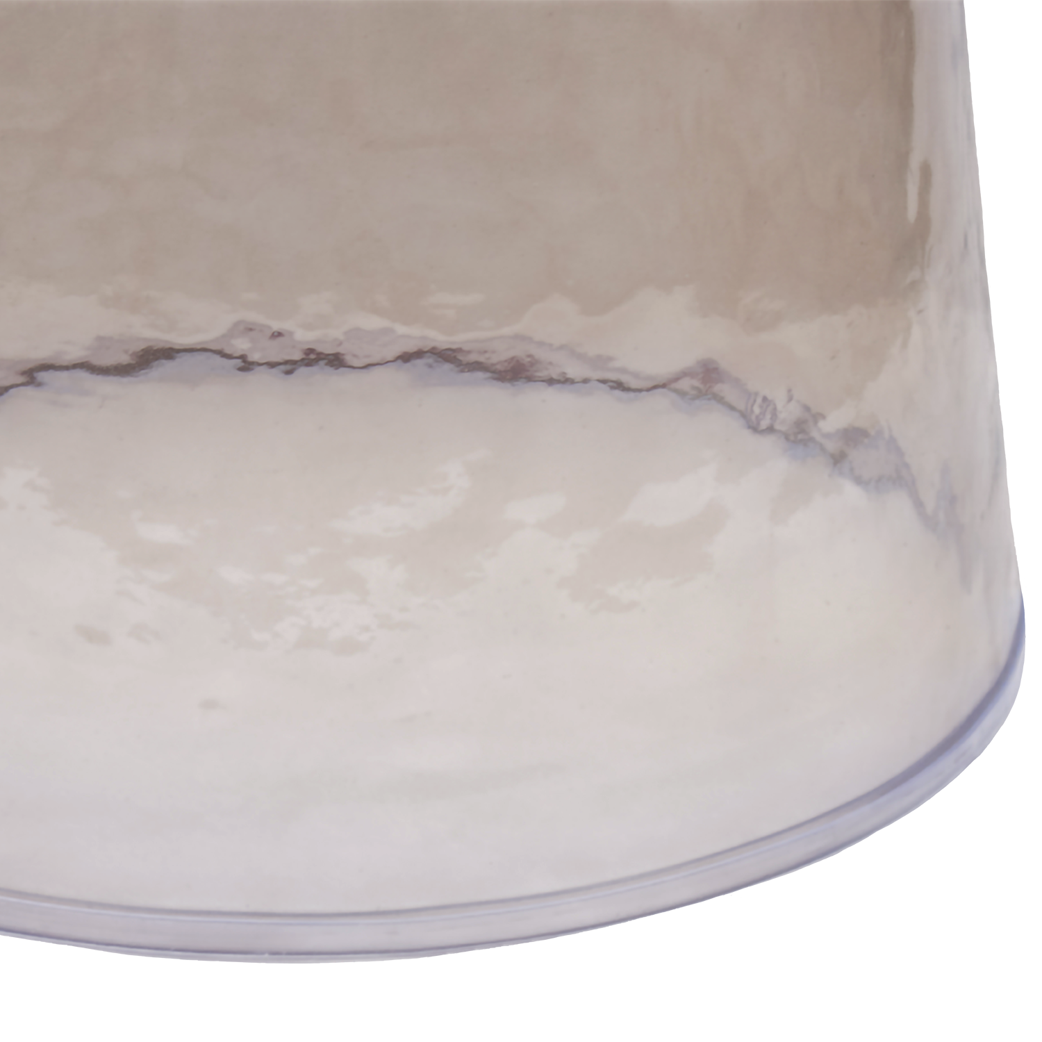 Loma Brown Glass Side Table