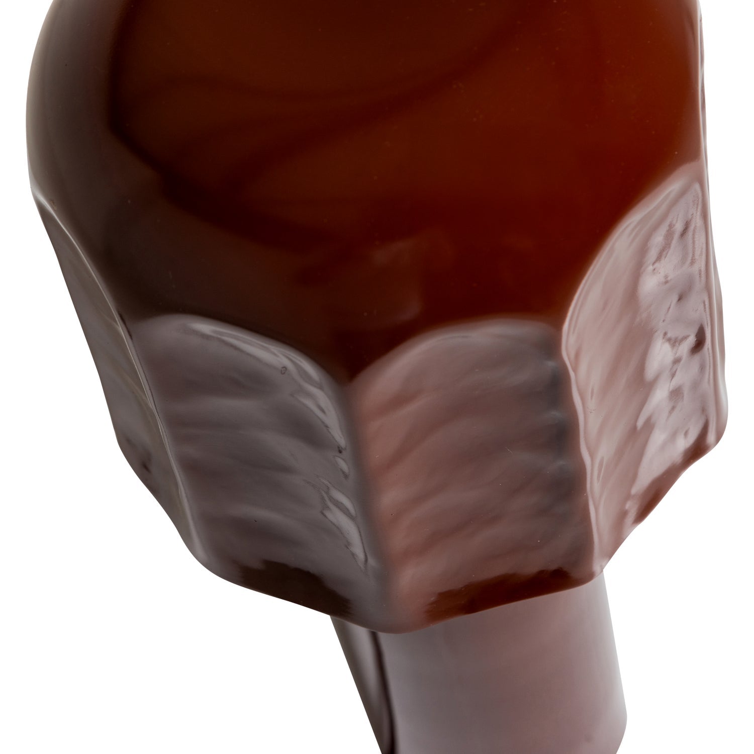 Lumira Brown/Red High Gloss Table Lamp