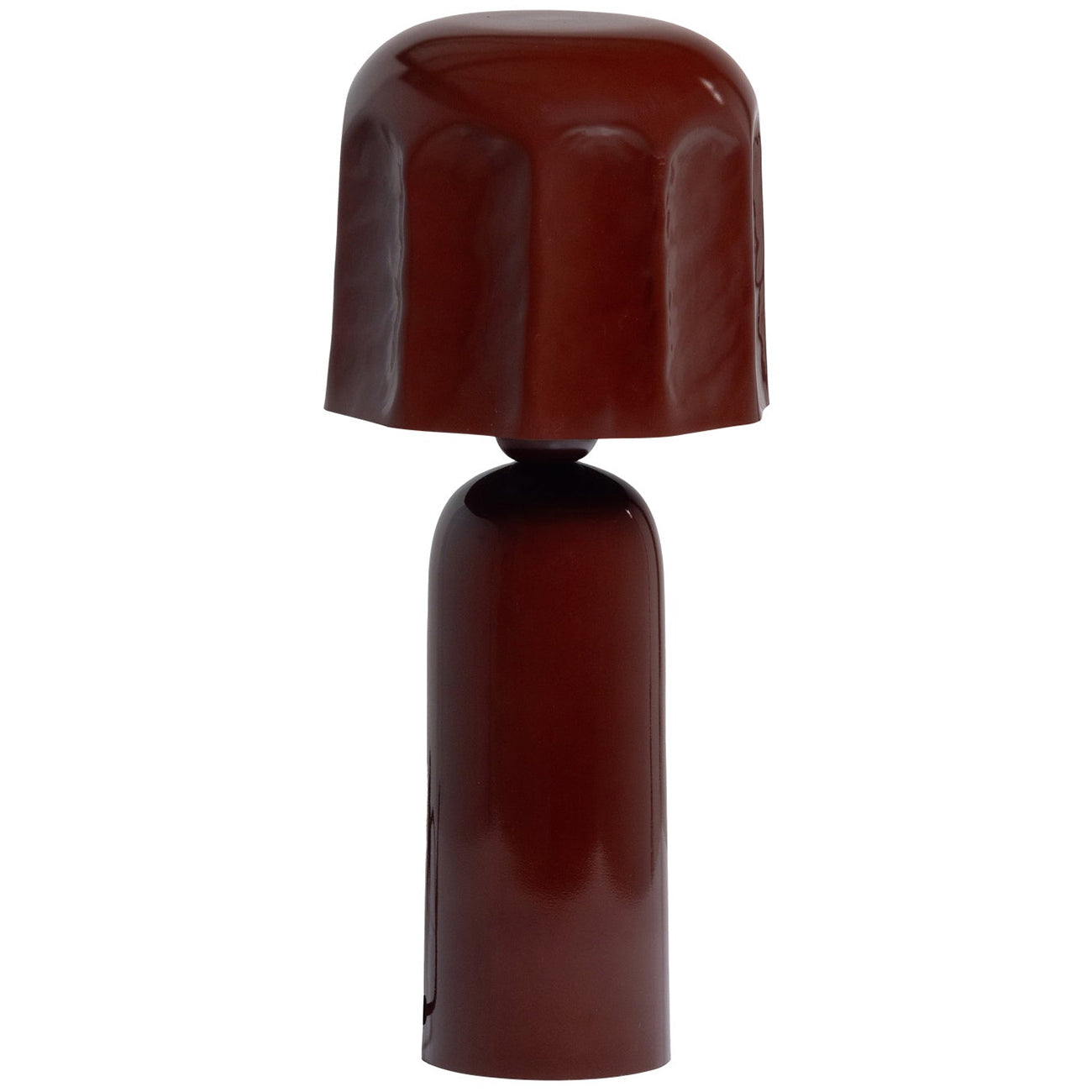 Lumira Brown/Red High Gloss Table Lamp