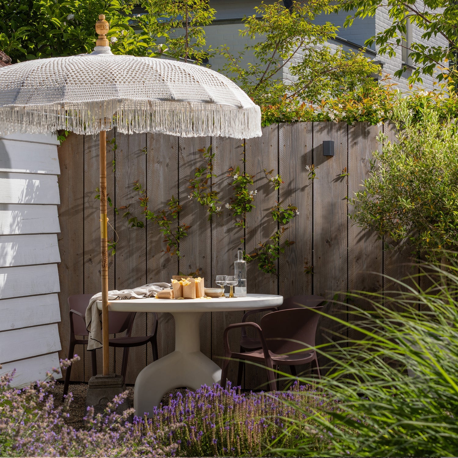 Luno Natural Garden Table