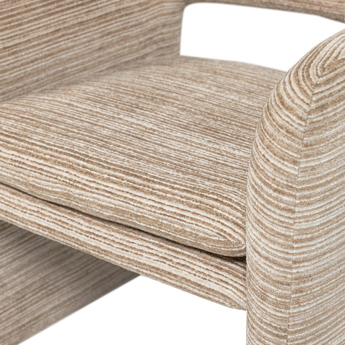 Lyric Natural Stripe Dessin Armchair