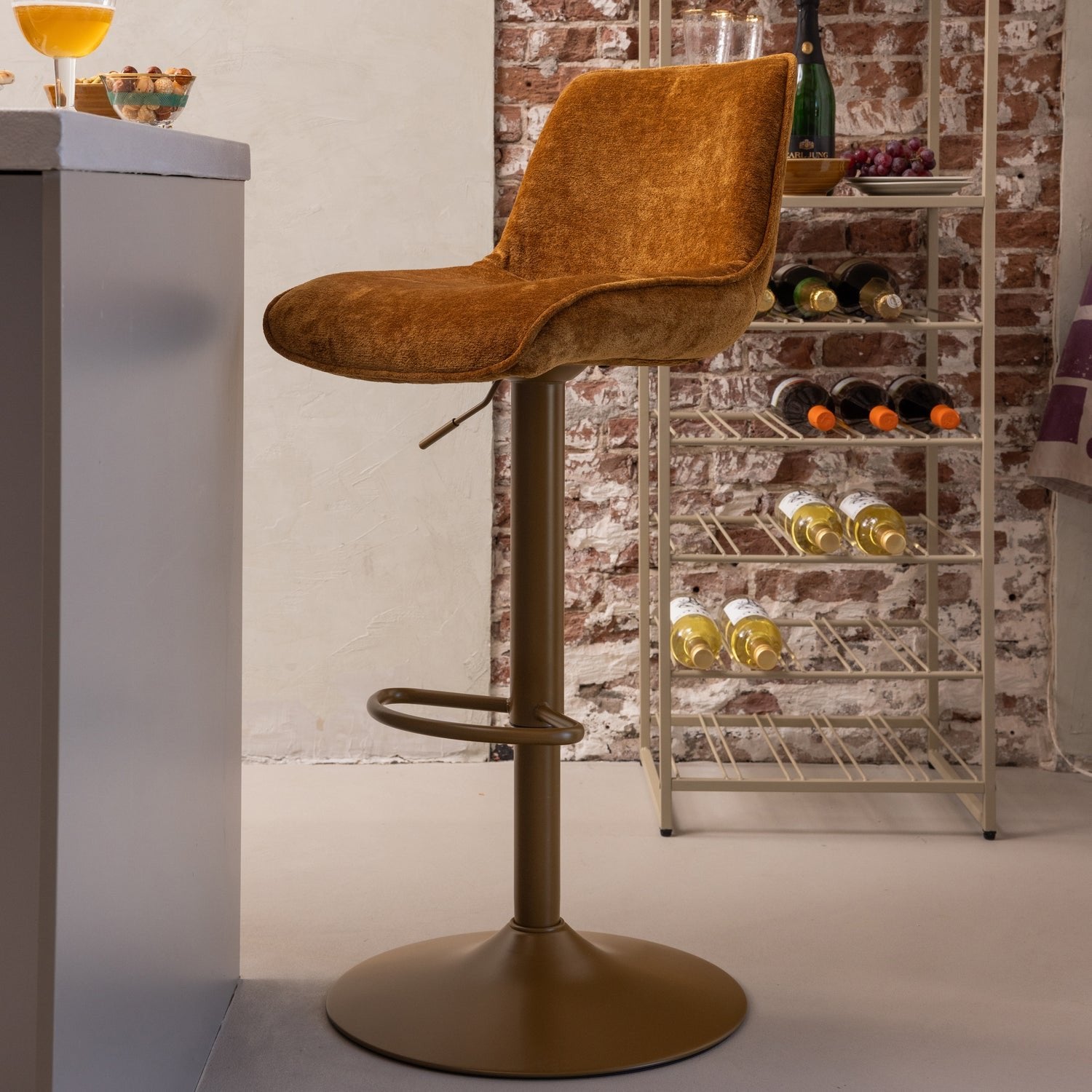 Marten Height Adjustable Barstool