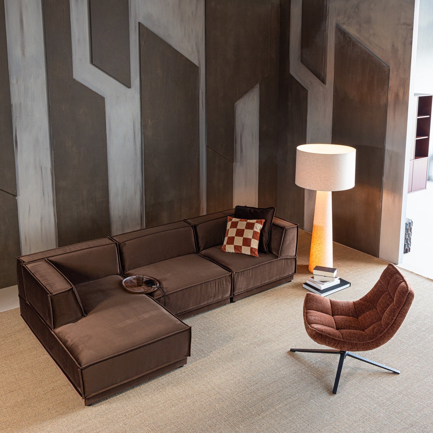 Maudi Swivel Armchair