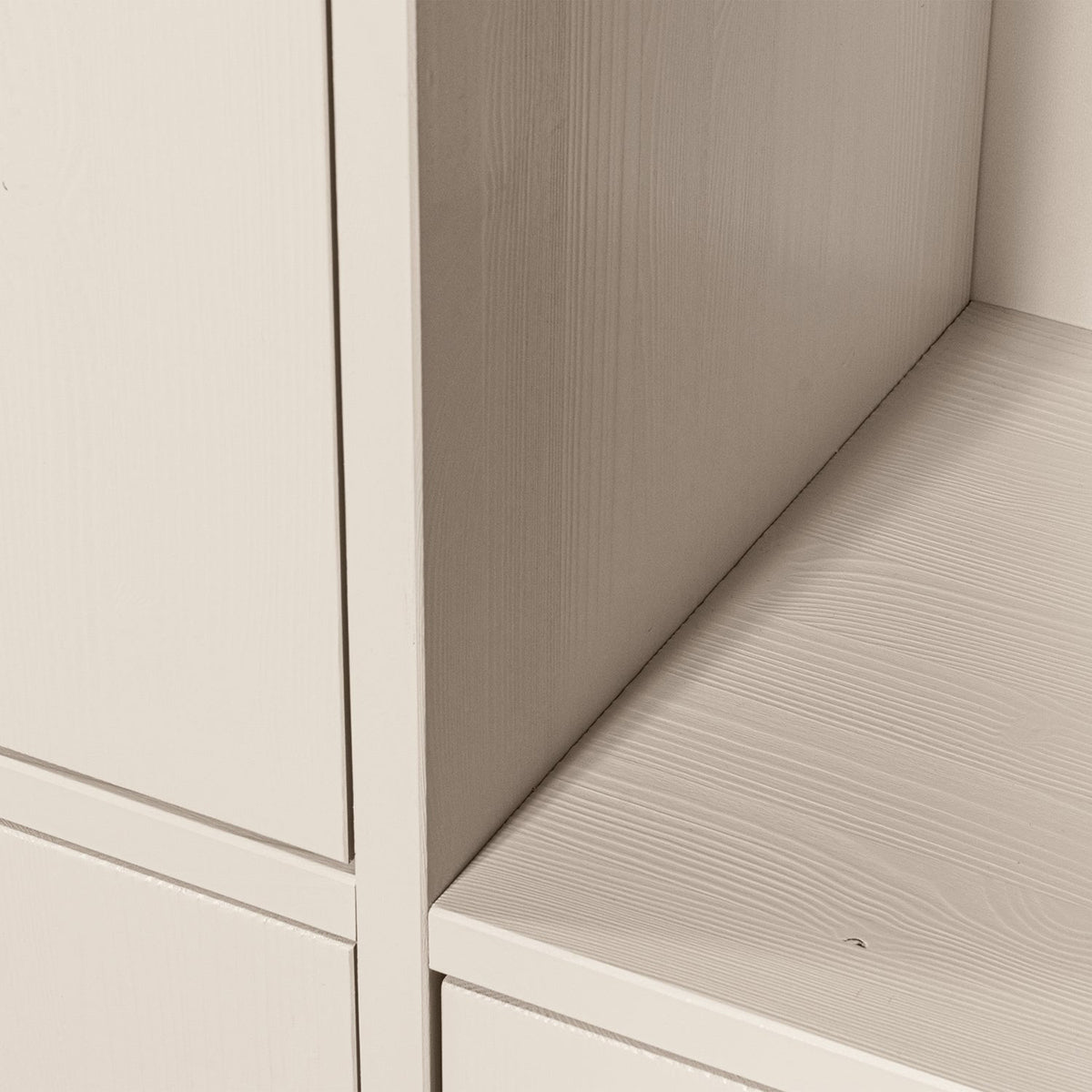 Merel Dust Pine Wood Storage Cabinet