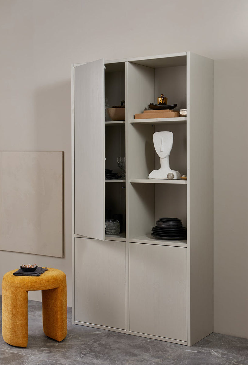 Merel Dust Pine Wood Storage Cabinet