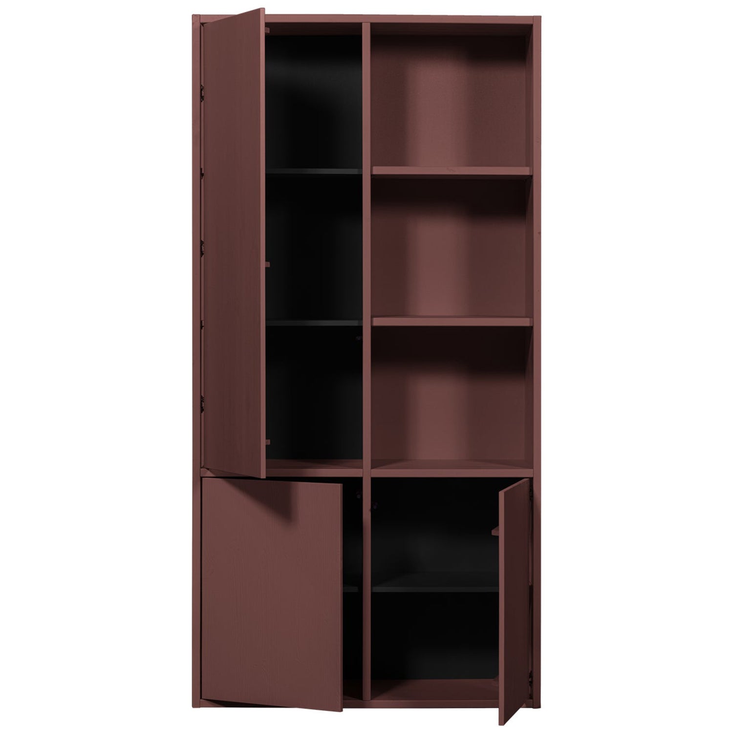 Merel Pine Wood Storage Cabinet