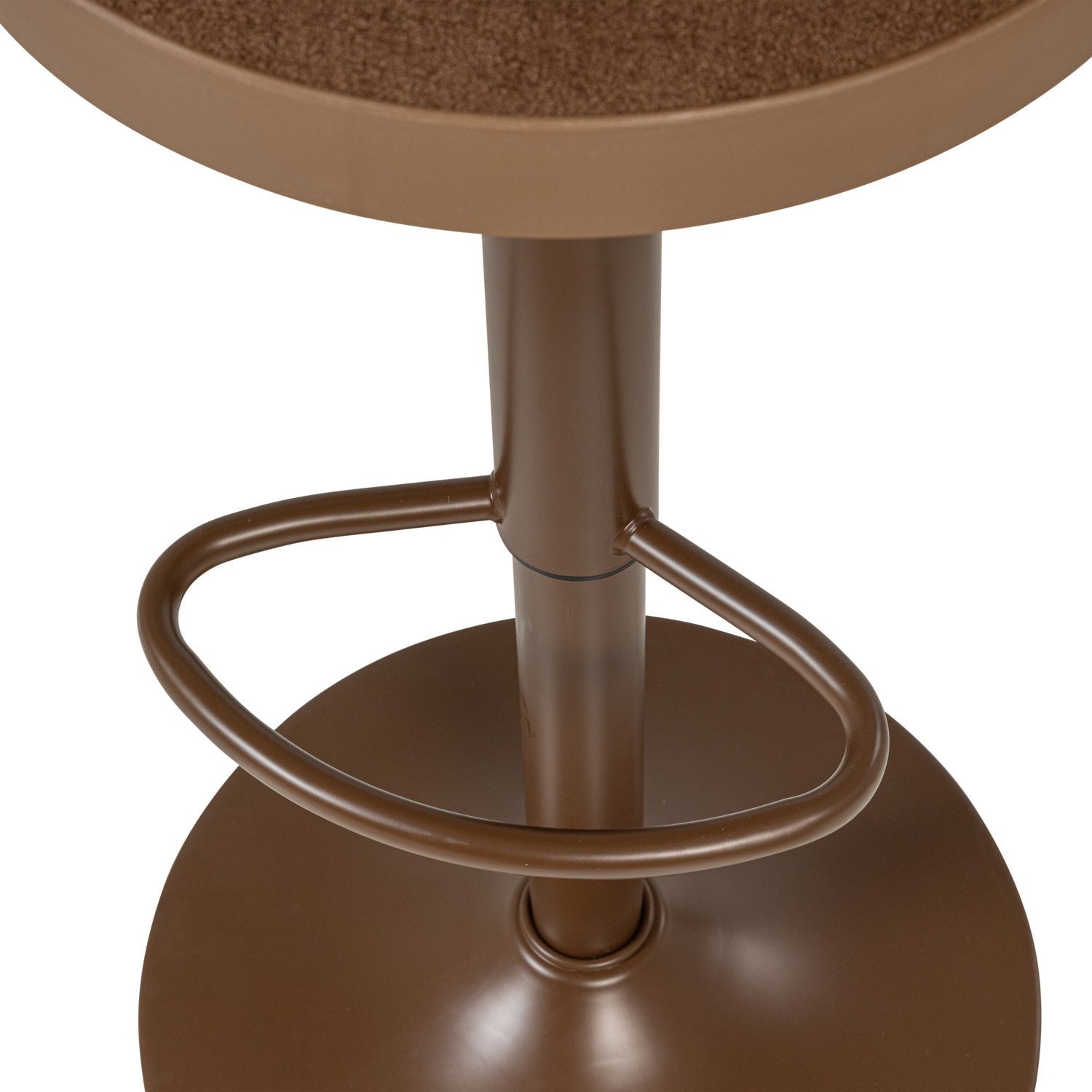 Mevo Chenille Height Adjustable Barstool