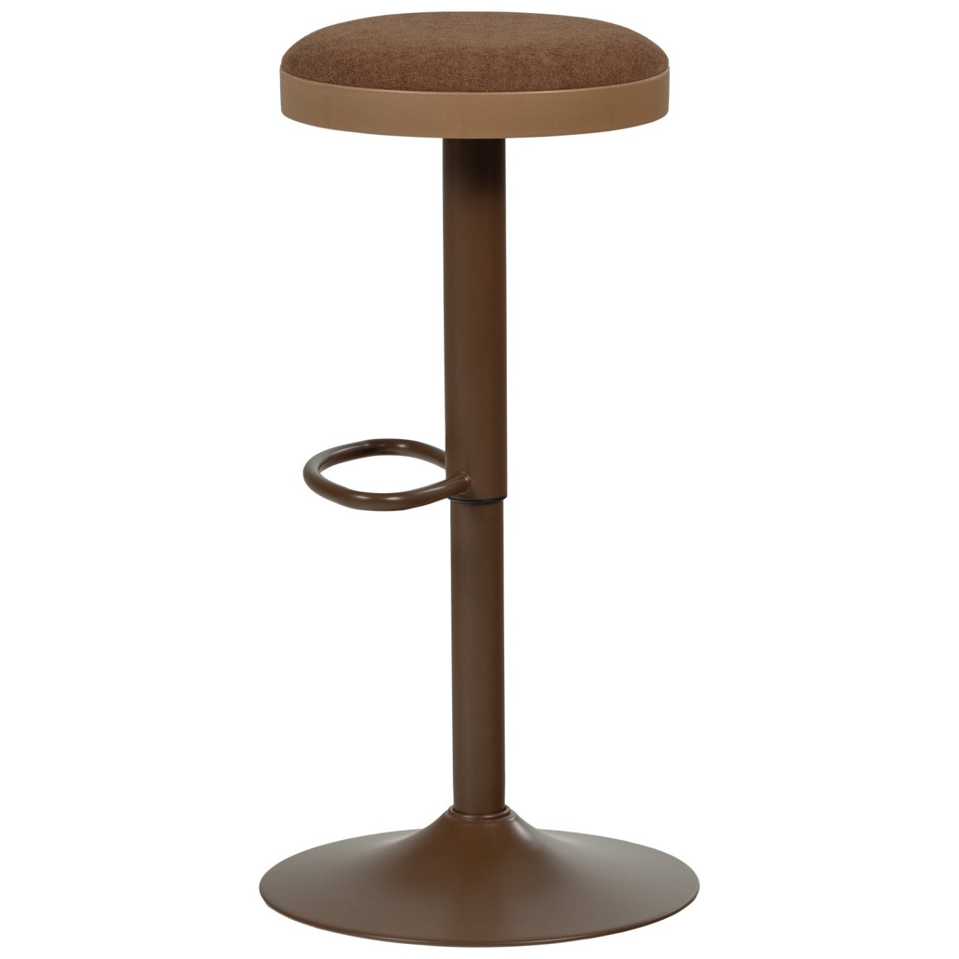Mevo Chenille Height Adjustable Barstool