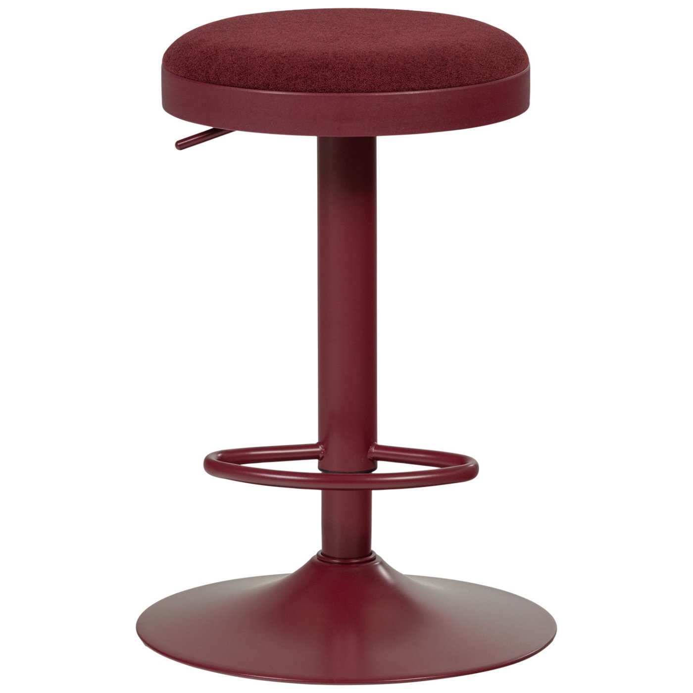 Mevo Chenille Height Adjustable Barstool