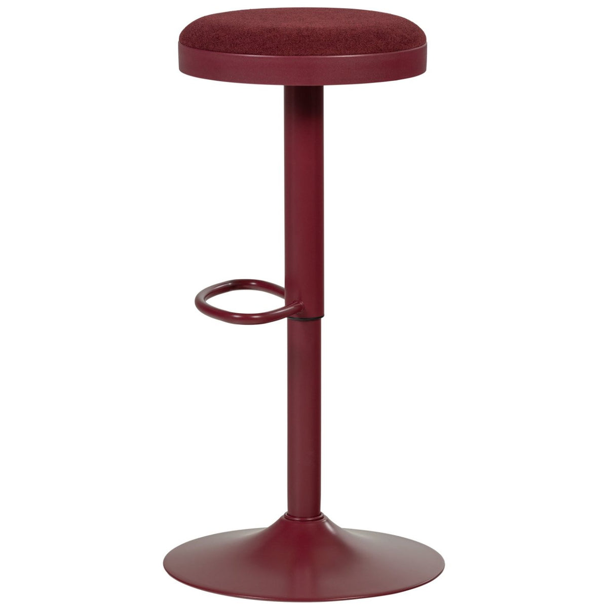 Mevo Chenille Height Adjustable Barstool
