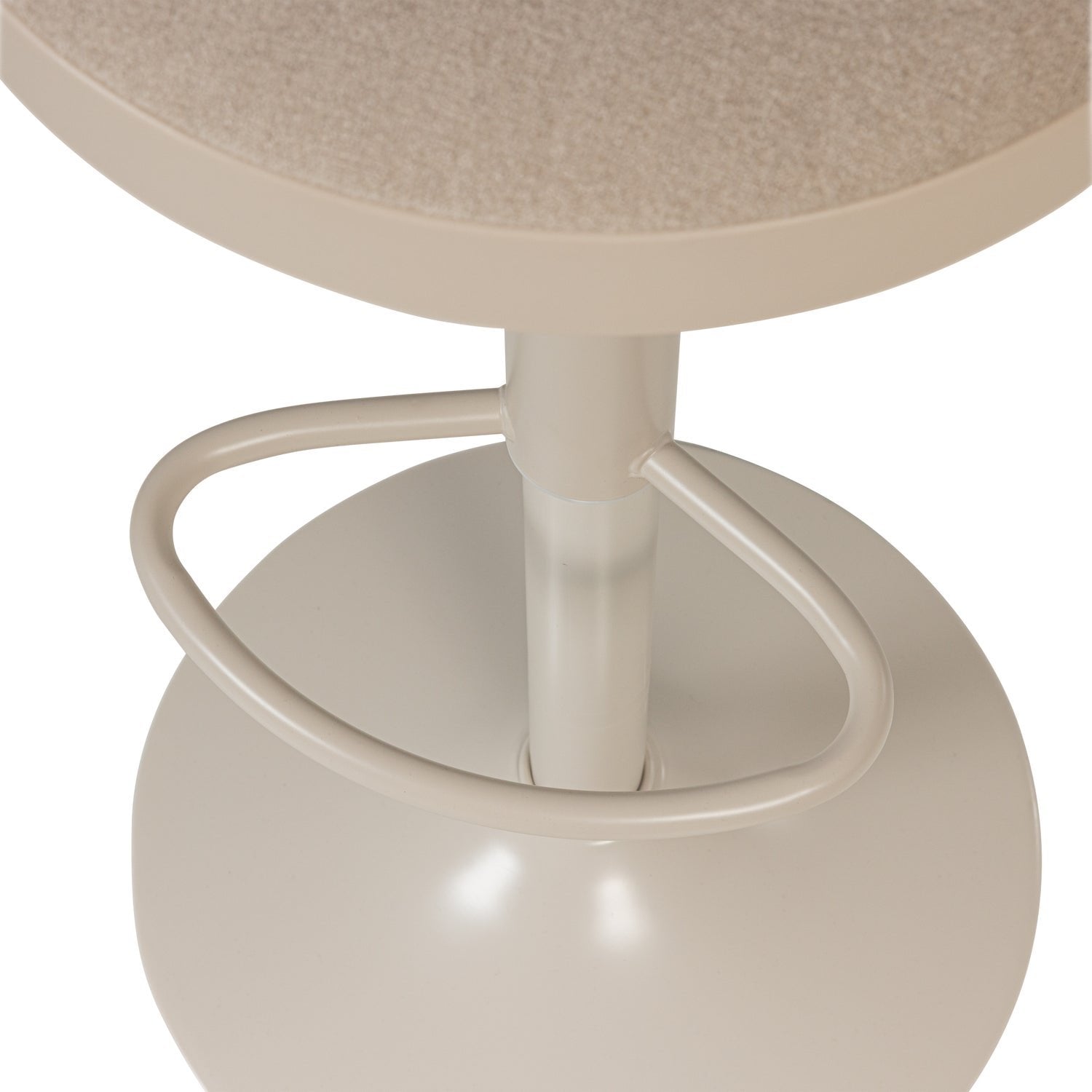 Mevo Chenille Height Adjustable Barstool