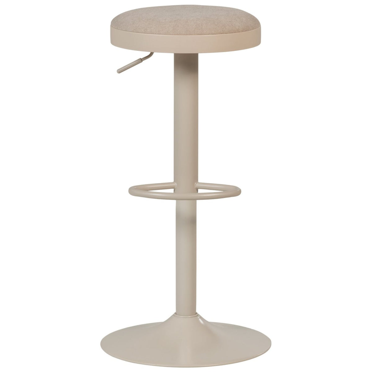 Mevo Chenille Height Adjustable Barstool