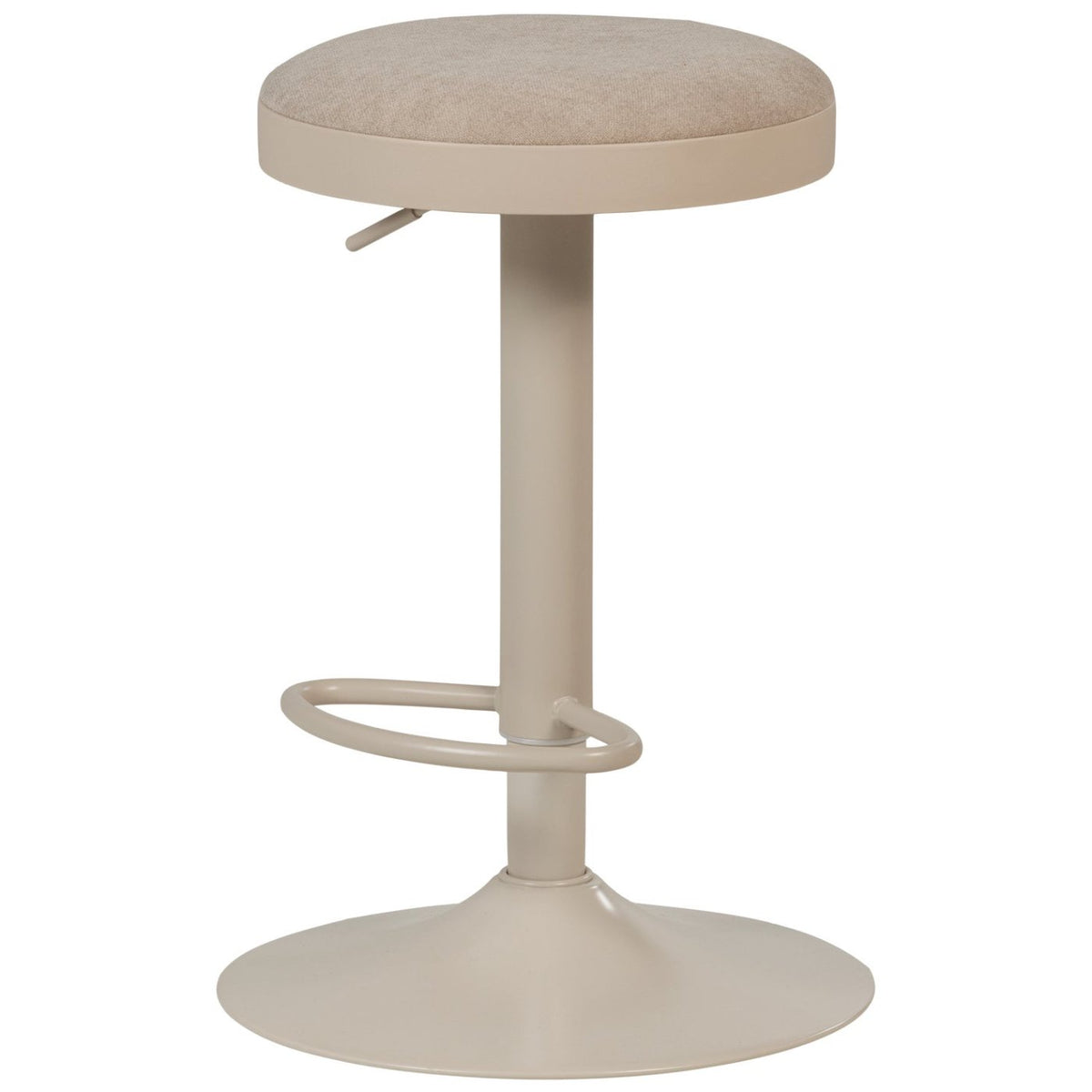 Mevo Chenille Height Adjustable Barstool