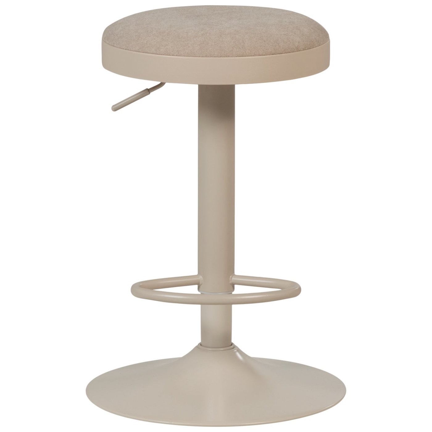 Mevo Chenille Height Adjustable Barstool
