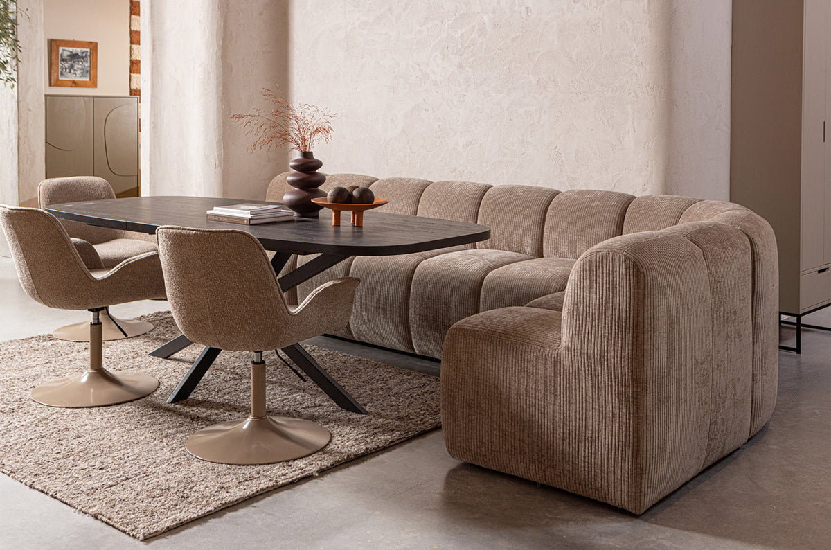 Mojo Dining Bench with Backrest