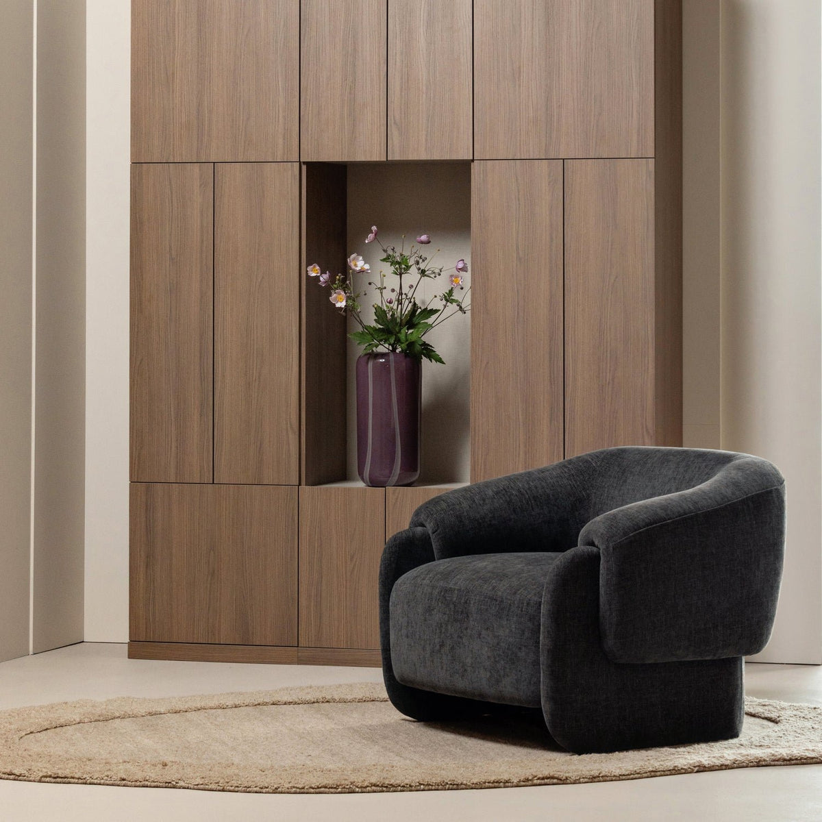 Moru Chenille Armchair