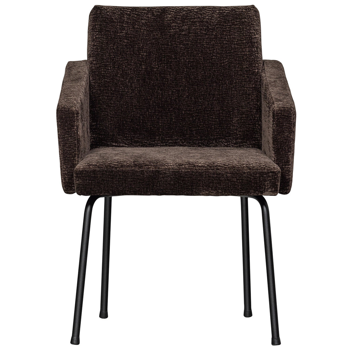 Mount Chenille Dining Chair with Armrest