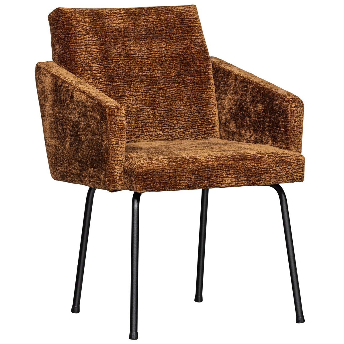 Mount Chenille Dining Chair with Armrest