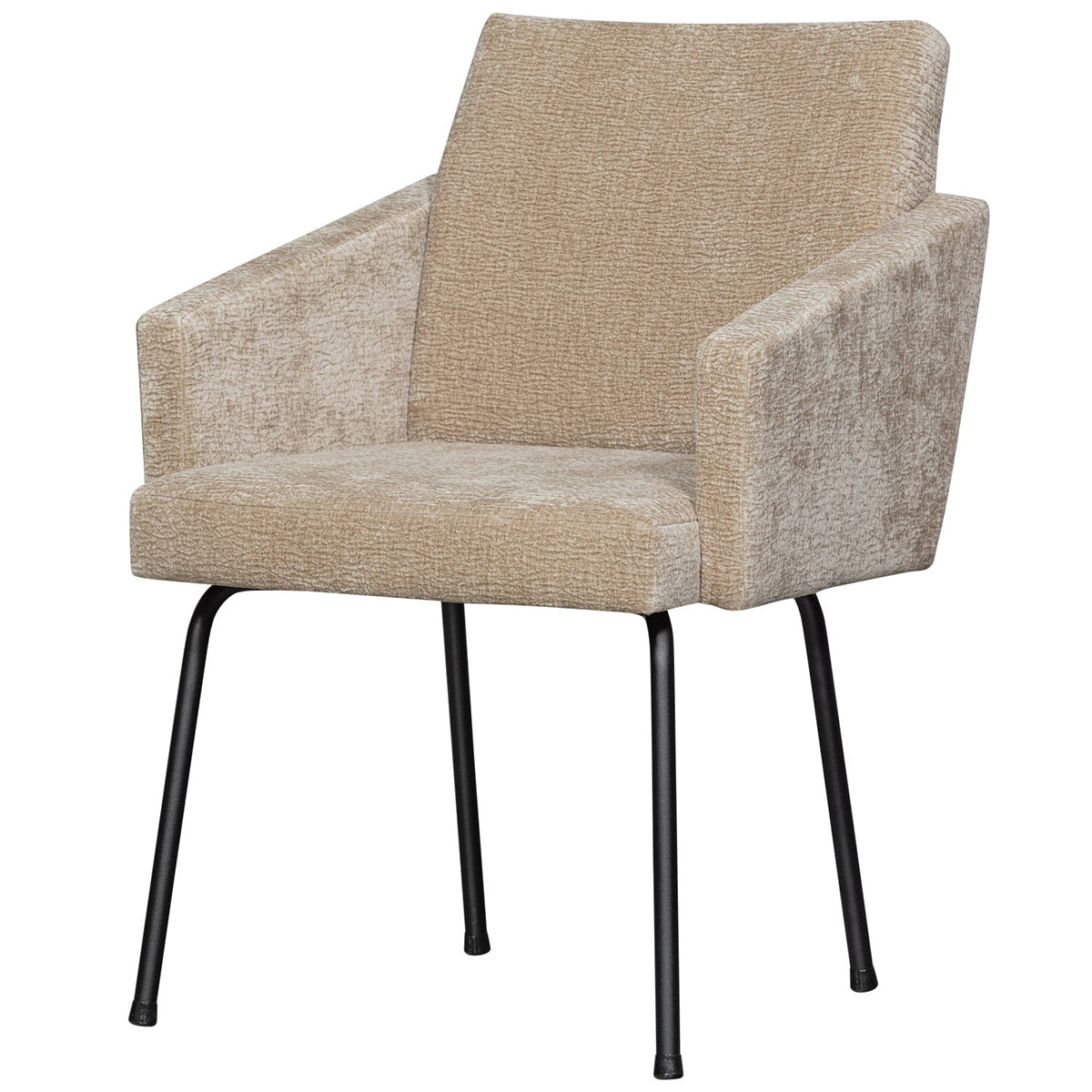 Mount Chenille Dining Chair with Armrest