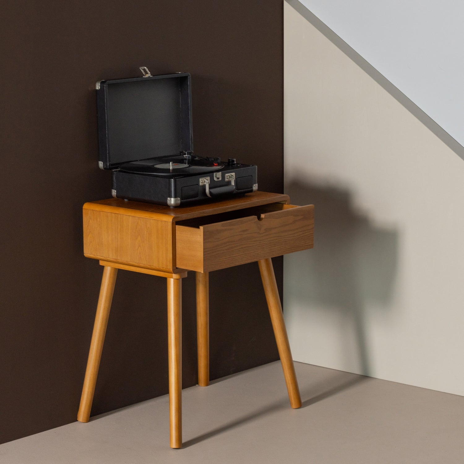 Nelo Brown Night Stand