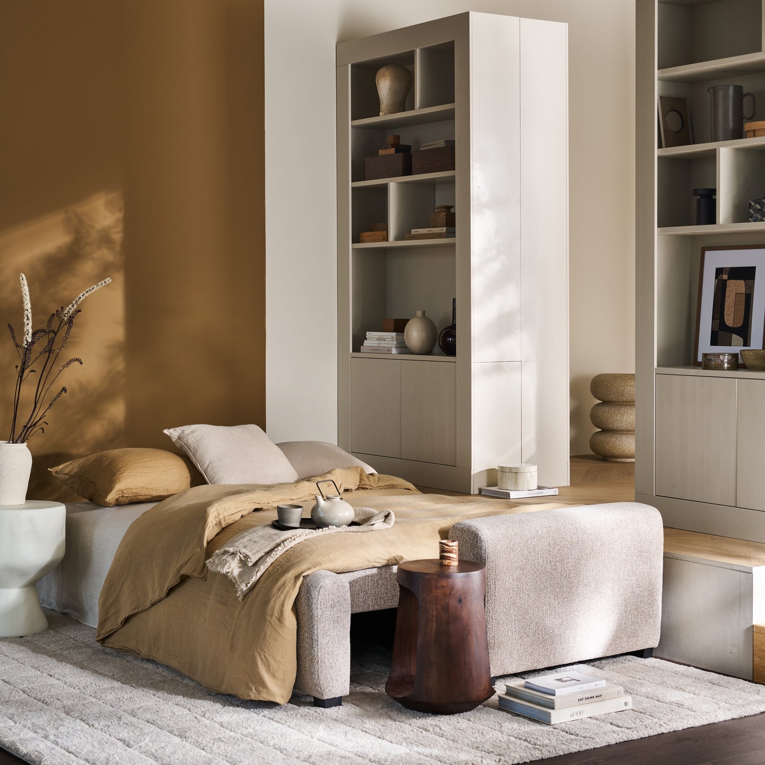 Night & Day Natural Melange 3 Seater Sleeping Sofa