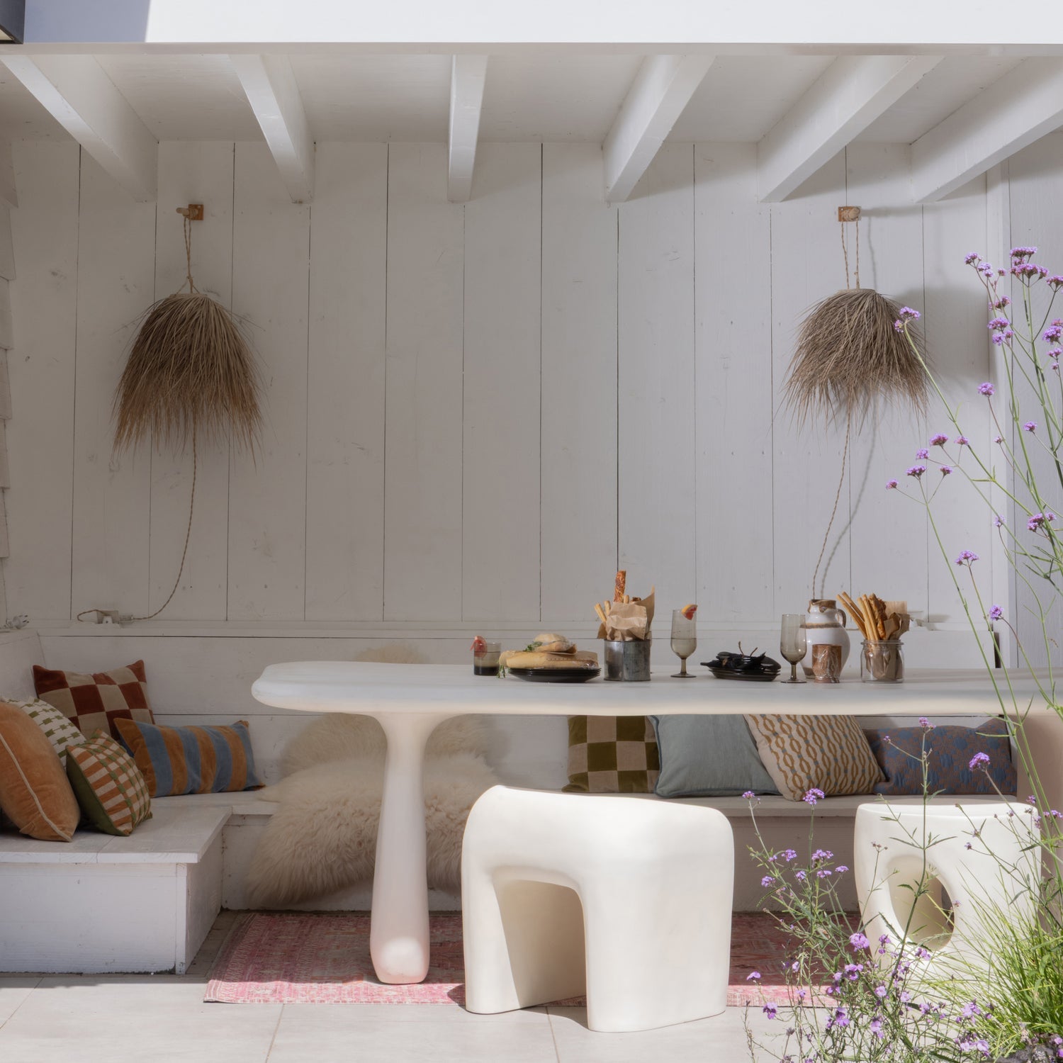 Nivo Natural Garden Stool