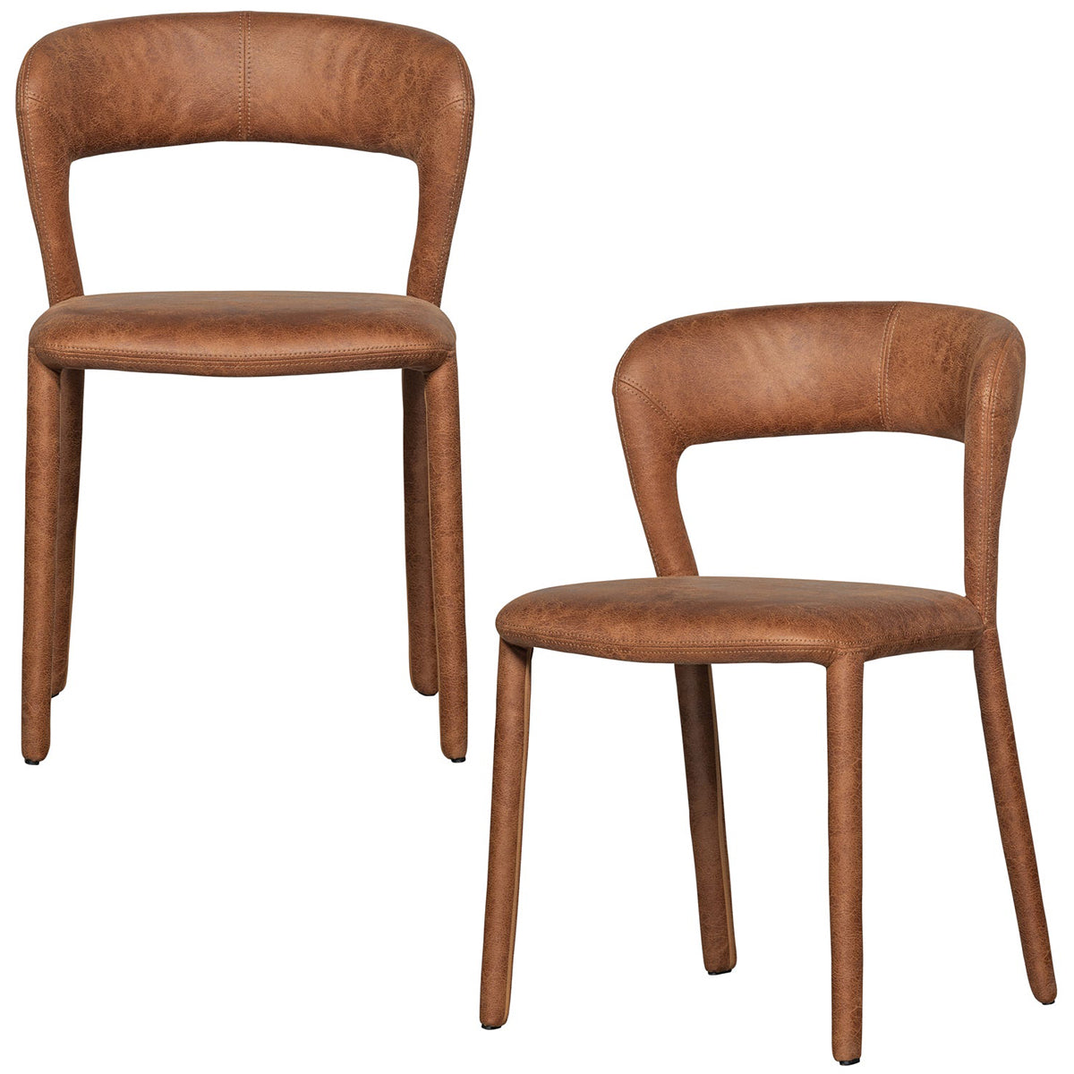Noble Tippy Leather Look Dining Chair