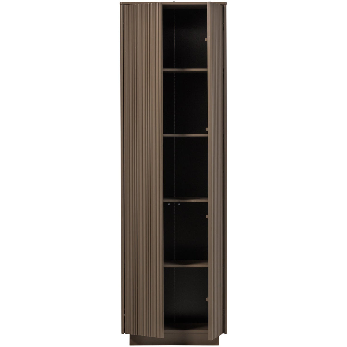 Nova Truffle Brown High Storage Cabinet