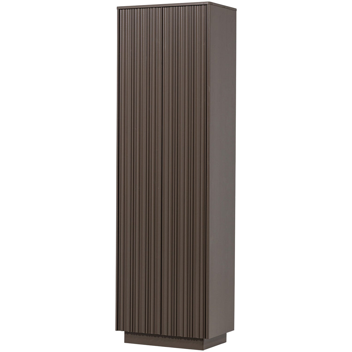 Nova Truffle Brown High Storage Cabinet