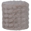 Olven Natural Fluffy High Pouf