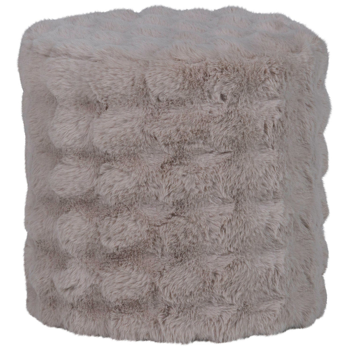 Olven Natural Fluffy High Pouf